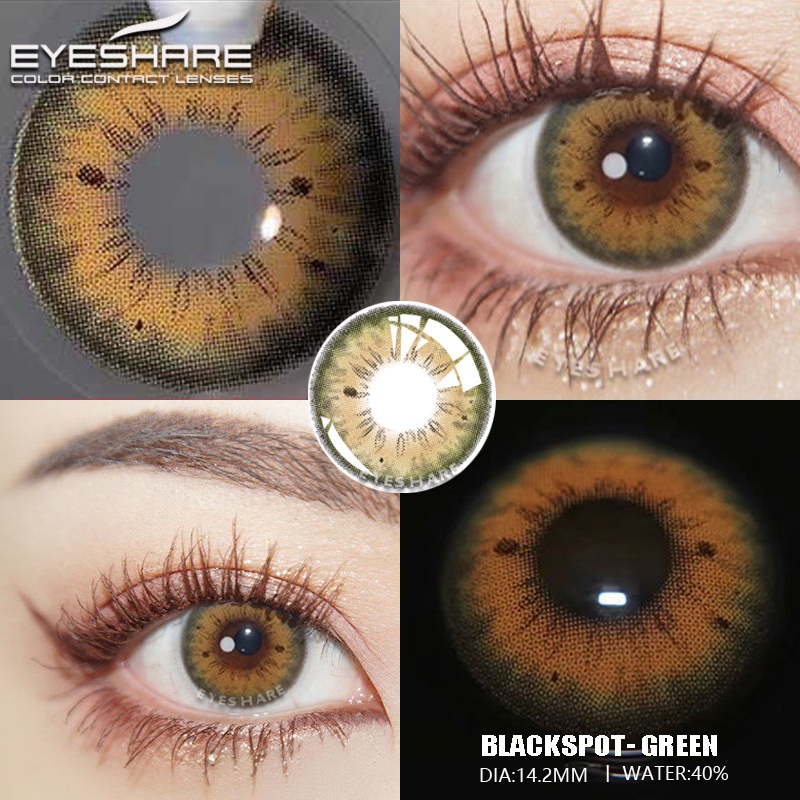 EYESHARE Set 2 Kính Áp Tròng Màu Sắc Tự Nhiên Cao Cấp