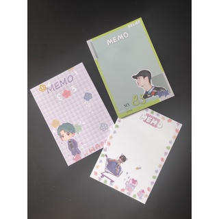 Set giấy note Vương Nhất Bác Wang Yi Bo