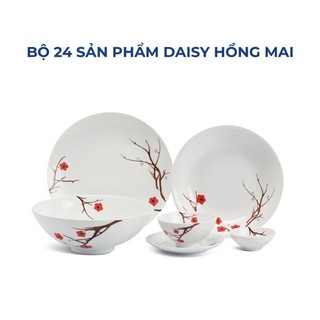 Bộ 5 Chén Cơm Minh Long 11.5 cm Daisy Hồng Mai