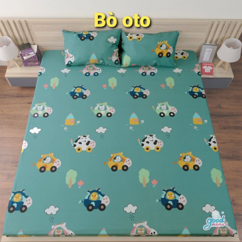 GRAP CHỐNG THẤM COTTON GOODMAMA [KO VỎ GỐI] 100 % COTTON-BH 6 THÁNG