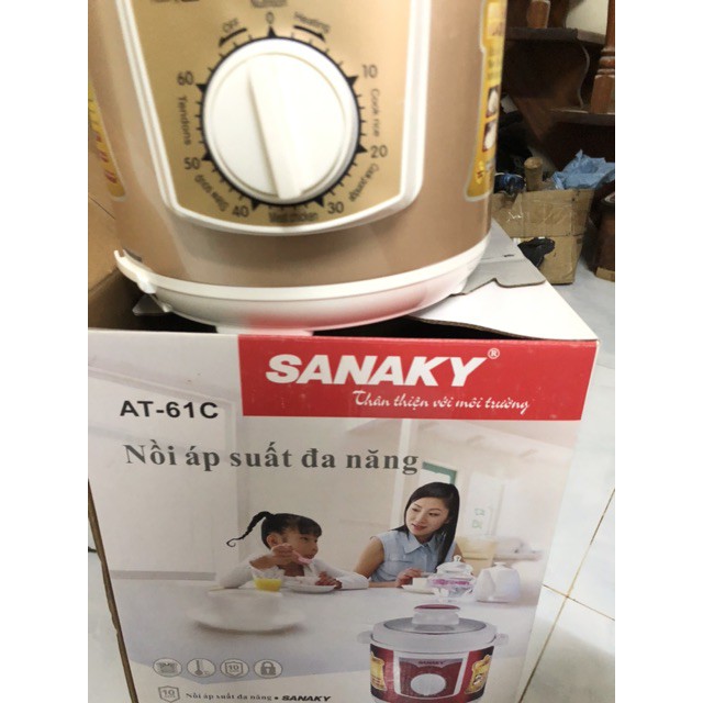 Nồi áp suất sanaky at-61c chính hãng