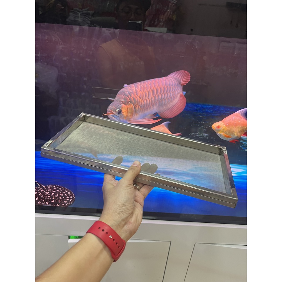 Khay Tách Phân Hồ Cá INOX 304 , Khay Lọc, Tách Cặn Bẩn Kích Thước Làm Theo Yêu Cầu