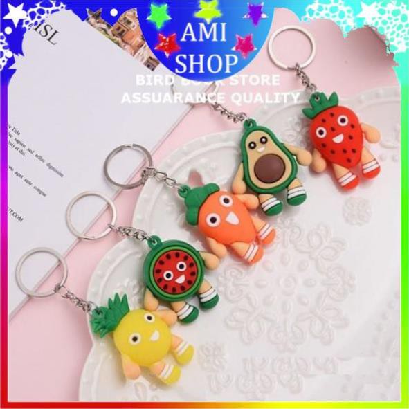 Móc chìa khóa hìnhcậu bé hoa quả 💕𝑭𝒓𝒆𝒆𝒔𝒉𝒊𝒑💕 Ami shop