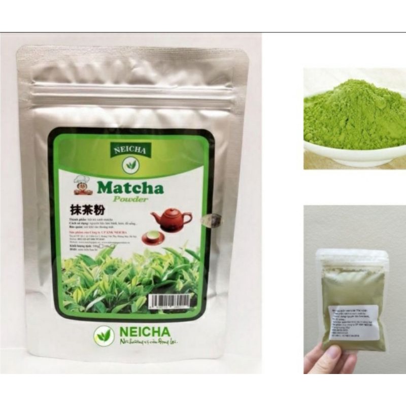 50gr bột trà xanh matcha hiệu Neicha dùng làm bánh,pha chế đồ uống thơm ngon tiện dụng