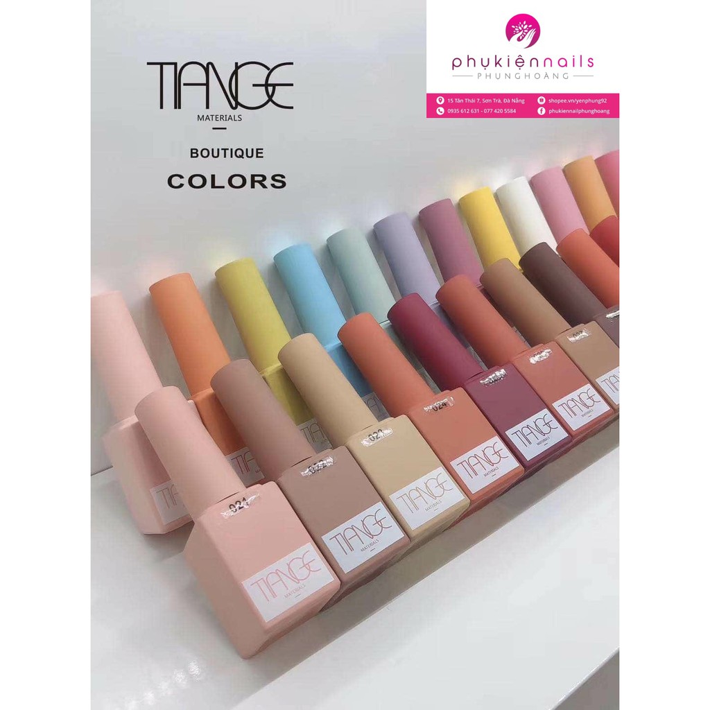 Sơn Gel TIANGE 60 Tông Màu Hàn Quốc Đẹp - Lẻ 1 Chai