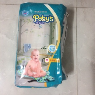 Combo 60 miếng bỉm tã quần paby size m60 l60 xl60 xxl60 miếng