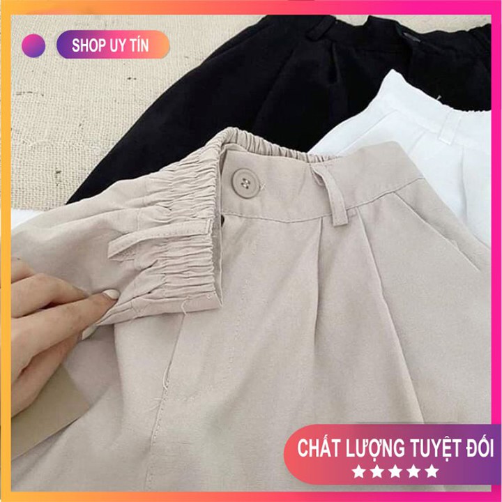 Quần Short Nữ 🌞[FREESHIP]🌞 Quần Đùi Nữ Lưng thun-Freesize-Ống rộng, chất liệu Thun thoáng mát-dễ phối đồ Mã TT07 | WebRaoVat - webraovat.net.vn