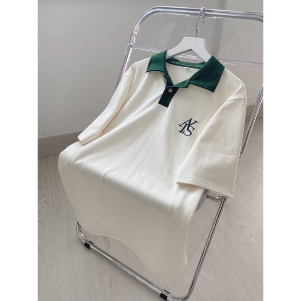 Áo Polo AIS From Rộng Unisex ( nam nữ mặc đều được)