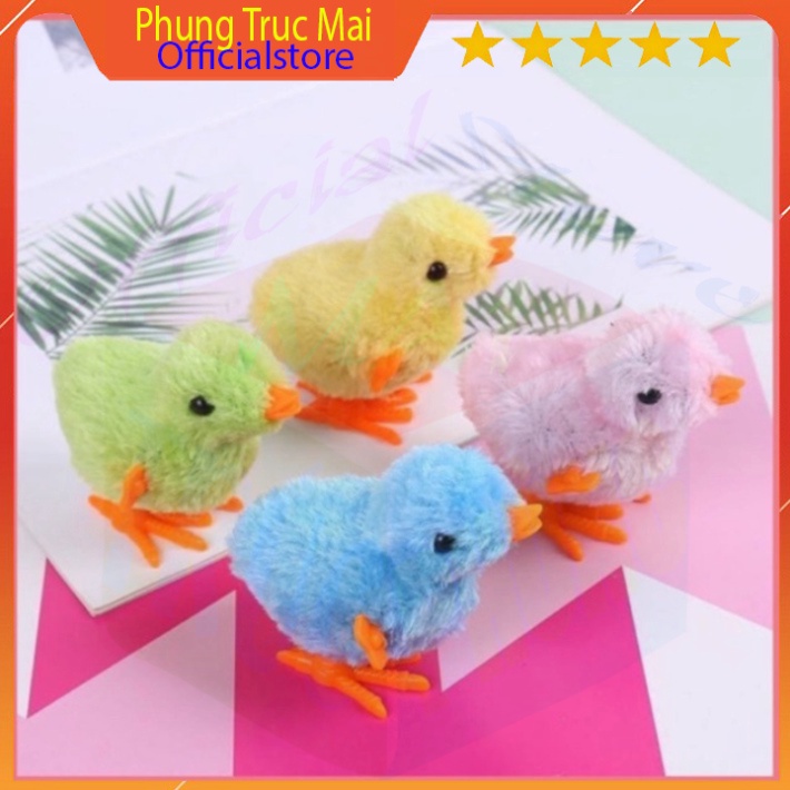 Gà con vặn cót biết chạy cho bé, Gà con chạy cót.