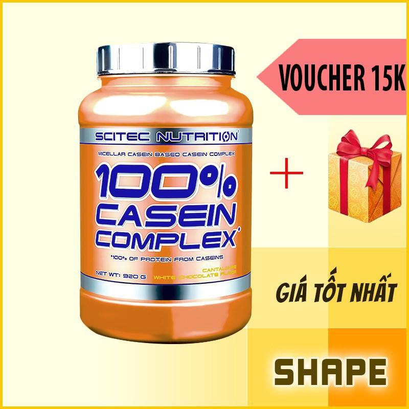 CASEIN COMPLEX | Nuôi Cơ Ban Đêm 920g - Chính Hãng Scitec Tại Shape Store