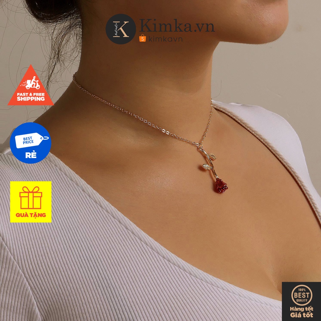 (004) Vòng Cổ, Dây Chuyền Bông Hoa