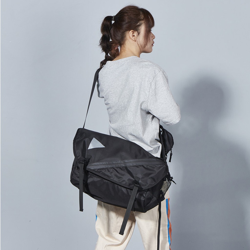 Túi đeo chéo nam, Túi đeo hông nữ màu đen có chống nước đựng nhiều đồ, sách vở A4 quần áo mỹ phẩm đi chơi, đi học TT009L | BigBuy360 - bigbuy360.vn