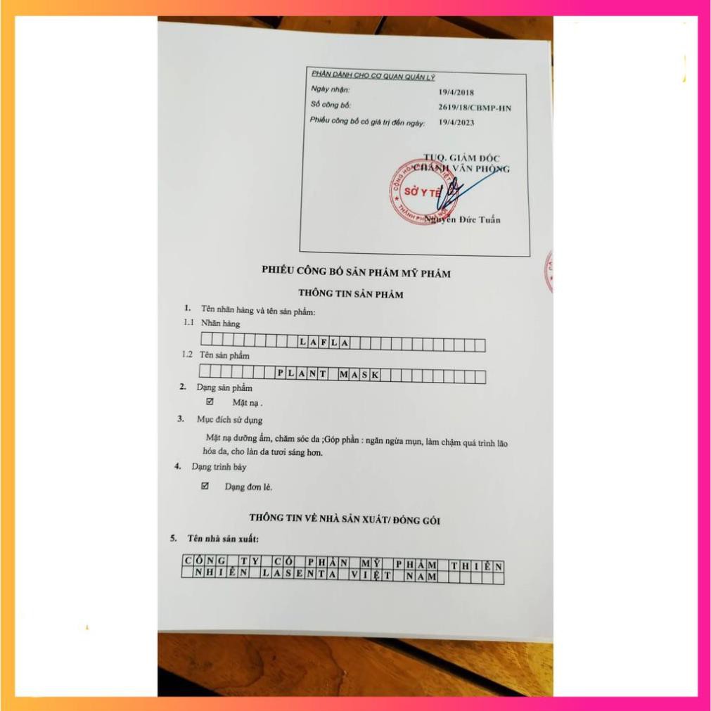 Mặt Nạ Tơ Lụa Sữa Ong Chúa Ngừa Mụn Sáng Da LaFla Plant Mask 20gr | Thế Giới Skin Care