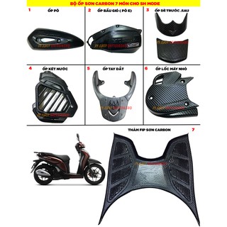FULL BỘ CARBON CHO SH MODE - GIÁ LẺ TỪNG MÓN