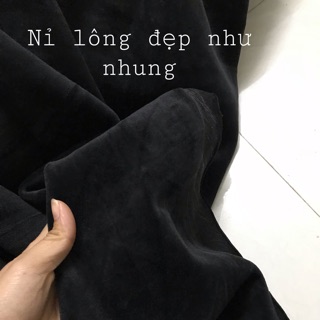 Nỉ lông đen tuyền ( phong lan tím)