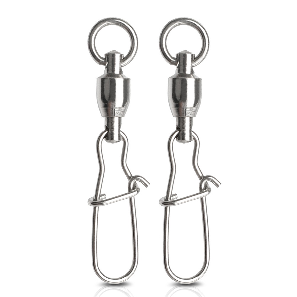 Set 10 phụ kiện khớp khuyên câu cá bằng thép độ bền cao