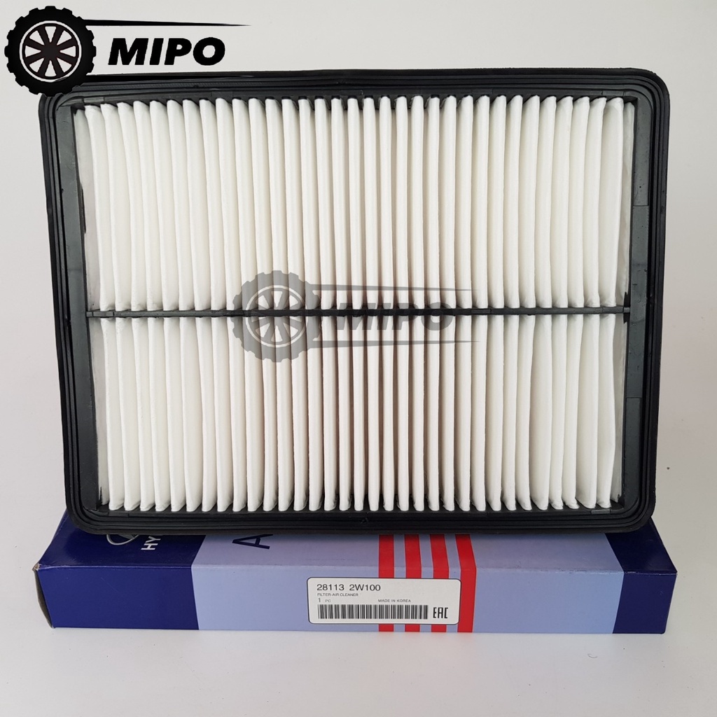 Lọc gió động cơ (máy xăng) xe Santafe (2013-2018), Sorento (2013-2019) (Mã: 281132W100)