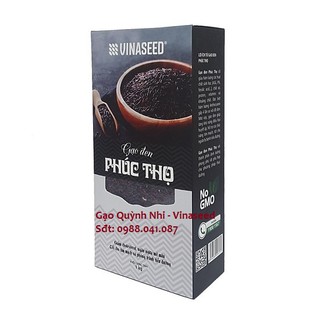 Gạo lứt đen Phúc Thọ - Vinaseed (1kg - Có hộp)