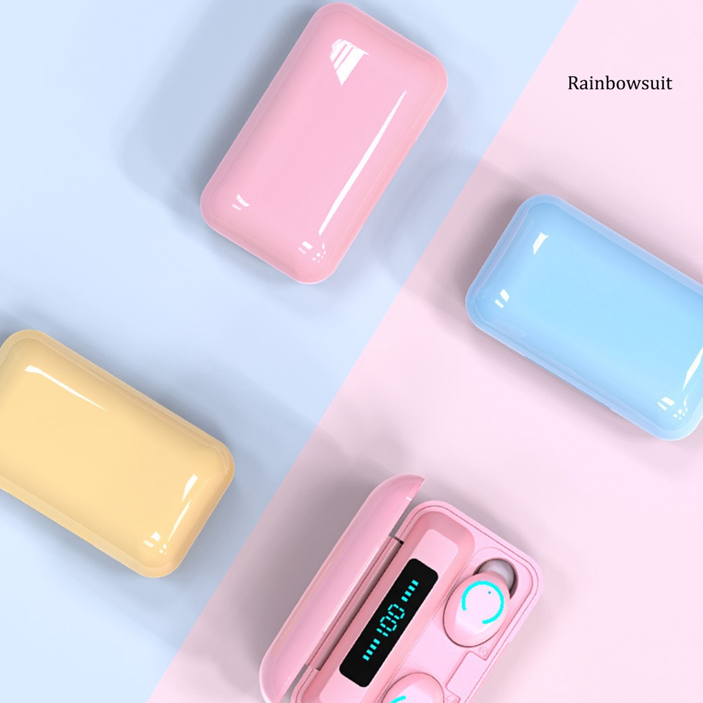 Tai Nghe Nhét Tai Rb- F9-9 Bluetooth 5.0 Âm Thanh Sống Động Chất Lượng Cao Điện Thoại