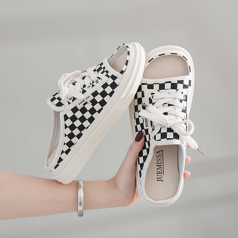 Dép Quai Ngang Thắt Dây Đế Mềm In Hình Mặt Cười 2022 Thời Trang Mùa Hè Cho Nữ