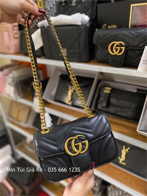 [ẢNH THẬT] - Túi GG marmont tim 22cm