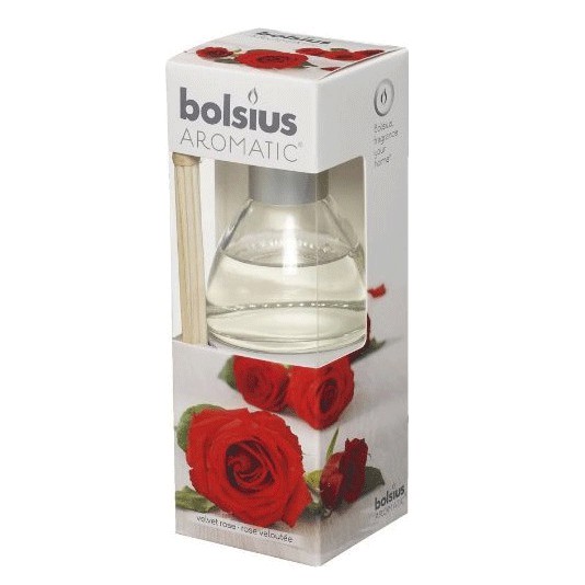 Tinh dầu tán Hương Bolsius BOL3298 Velvet Rose 45ml (Hương hoa hồng)