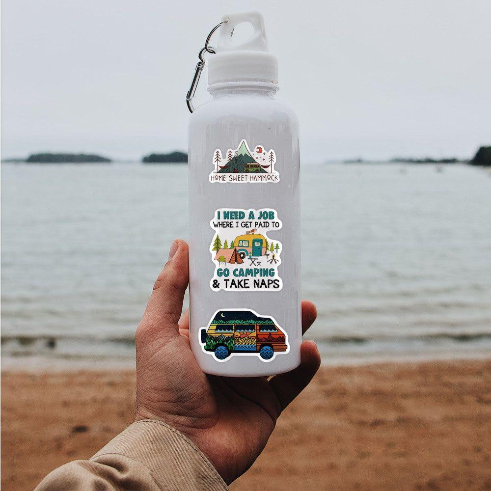 Miếng Dán Trang Trí Laptop Mini Chống Nước Họa Tiết Hoạt Hình Graffiti DIY