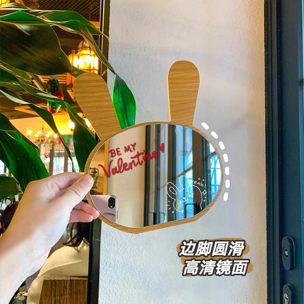 Gương Gấu Thỏ, Gương Để Bàn Phù Hợp Decor