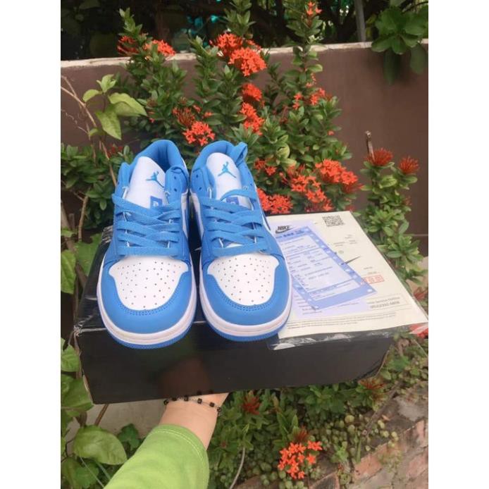 Giày sneaker JORDAN 1 THẤP CỔ MÀU XÁM XANH , giày jodan jd1 paris low | BigBuy360 - bigbuy360.vn