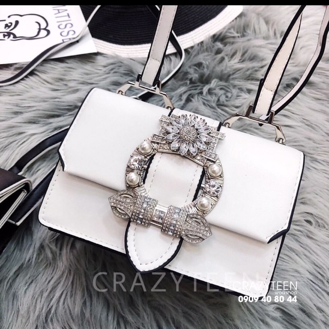 TÚI MIUMIU ĐÍNH ĐÁ SANG CHẢNH ‼️ FULLBOX HỘP HÃNG ❤️ CHẤT LƯỢNG SUPER VIP 🔥 TÚI HIỆU CAO CẤP