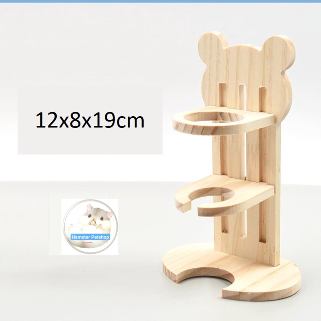 Đế bình nước gỗ cho Hamster (ko kèm bình)