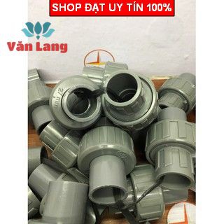 Khớp nối sống_Rắc co phi 21, 27, 34 nhựa PVC Bình minh