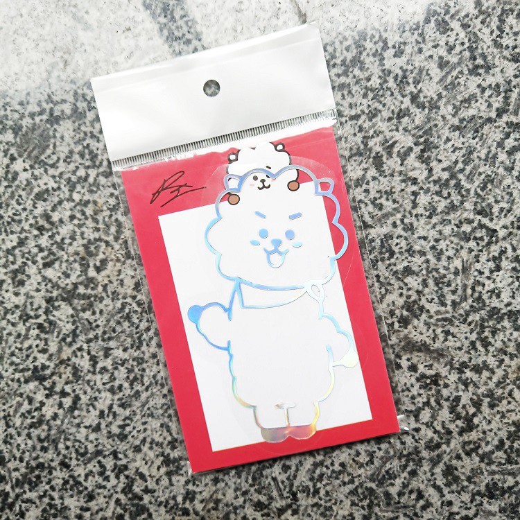 Miếng dán laser nhóm nhạc KPOP BTS  cho Laptop / Điện thoại