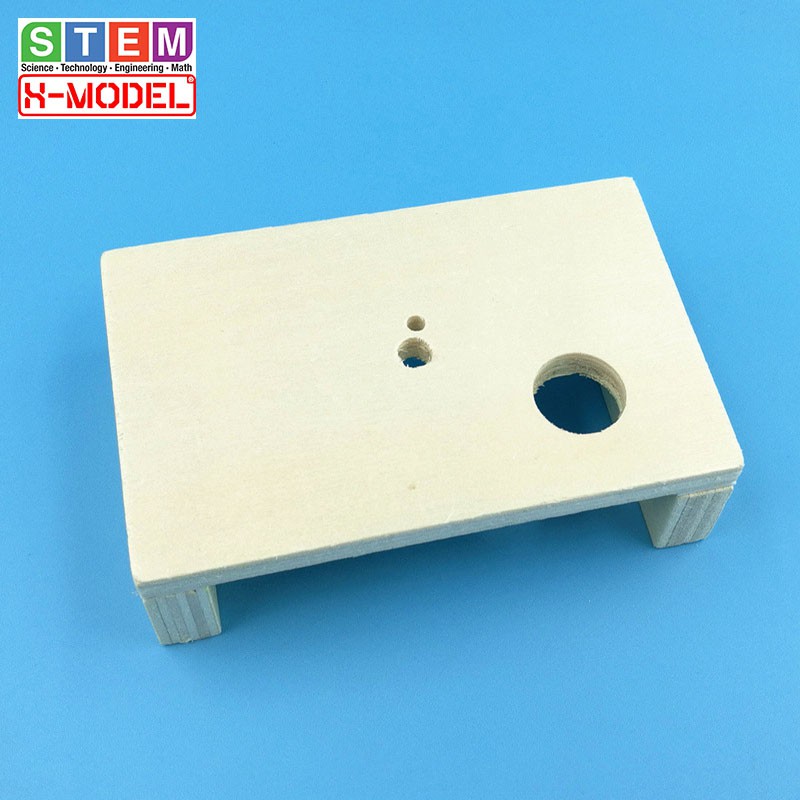 Đồ chơi sáng tạo STEM Đèn bàn gỗ sáng tạo chạy pin XMODEL ST2 Đồ chơi khoa học DIY Do it Yourself Giáo dục STEM STEAM