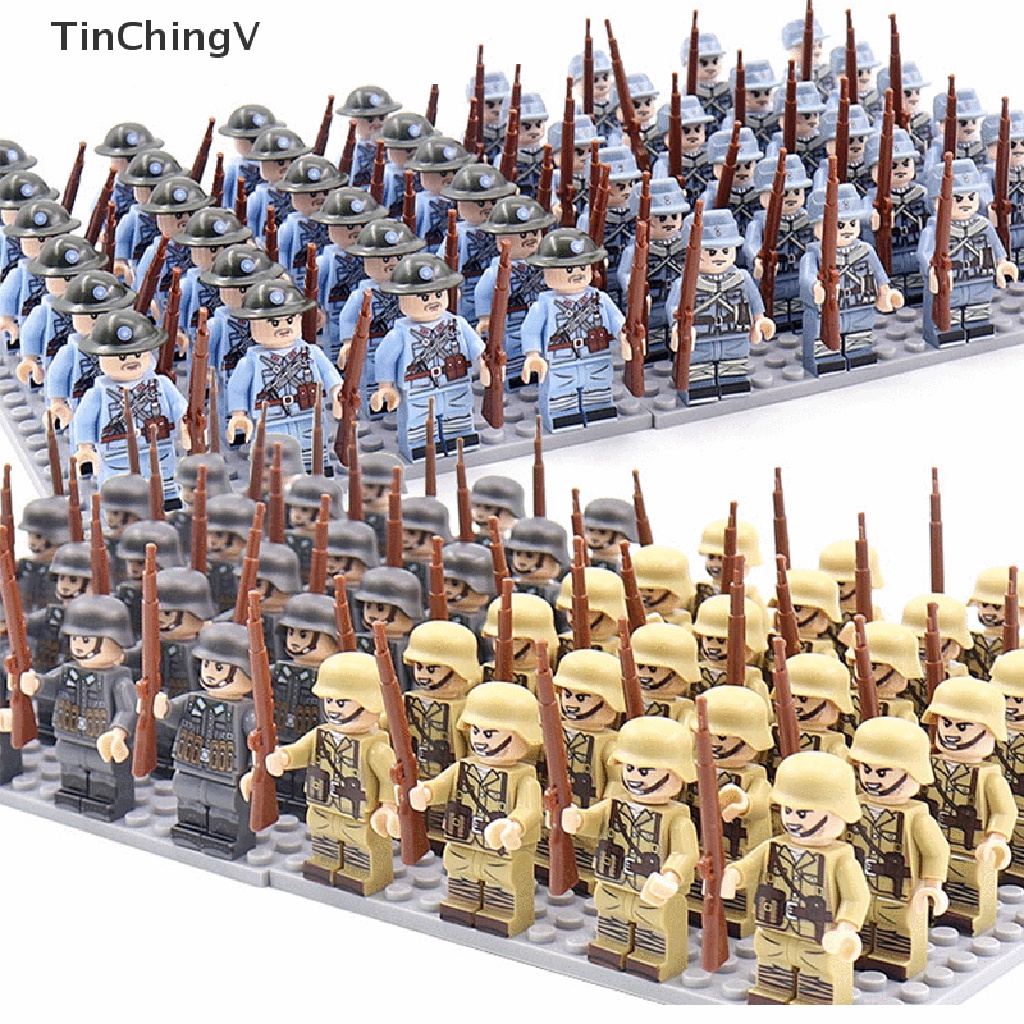 [TinChingV] Đồ Chơi Mô Hình Lính Quân Đội Đức Liên Xô US UK Trung Quốc Lính Quân Đội