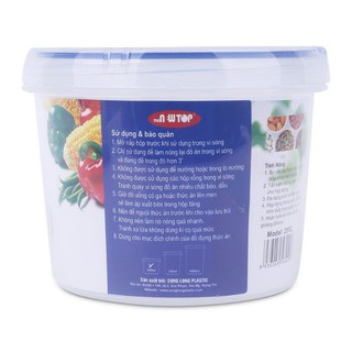 Hộp đựng thực phẩm tròn fourlock 500ml