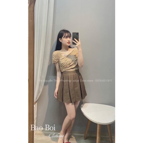 BÁN SỈ - ÁO TRỄ VAI XỐP CHUN HOT NỮ RẺ ĐẸP