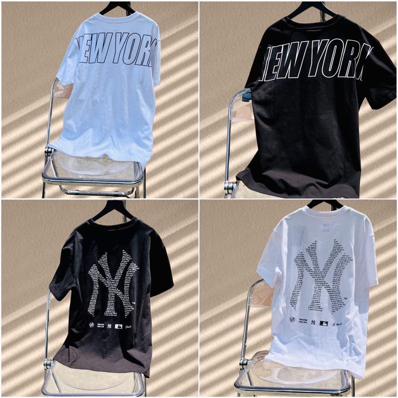 ÁO THUN NEW ERA BIG NEW YORK ĐEN TRẮNG - ÁO TSHIRT FULL TAG - UNISEX NAM NỮ - HÀNG NHẬP KHẨU