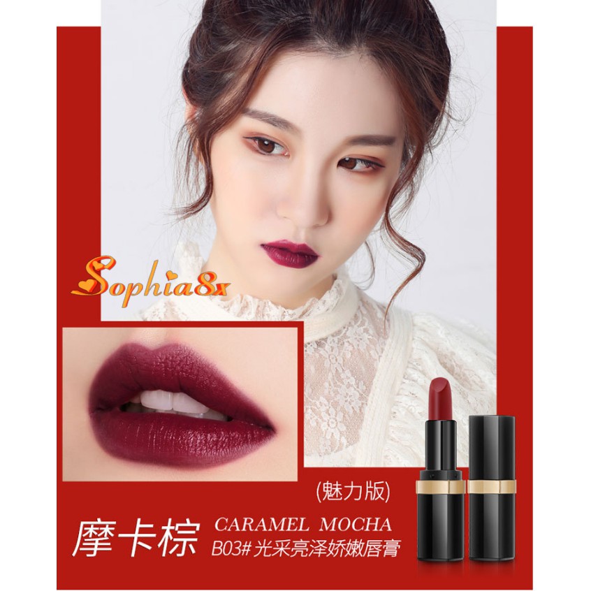 Set 5 son thỏi mini vừa mịn vừa lì môi Feilinka Super Star