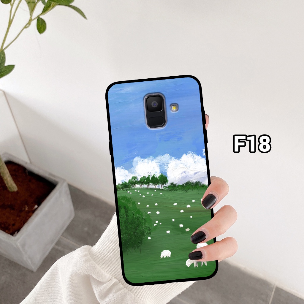 Ốp lưng SAMSUNG GALAXY A6 - A8 2018 - A6 PLUS - A8 PLUS - J6 - J6 PLUS - J8 2018 in hình cánh đồng hoa nhẹ nhàng, xinh