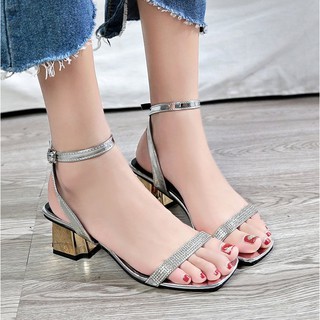 Sandal dây đính đá