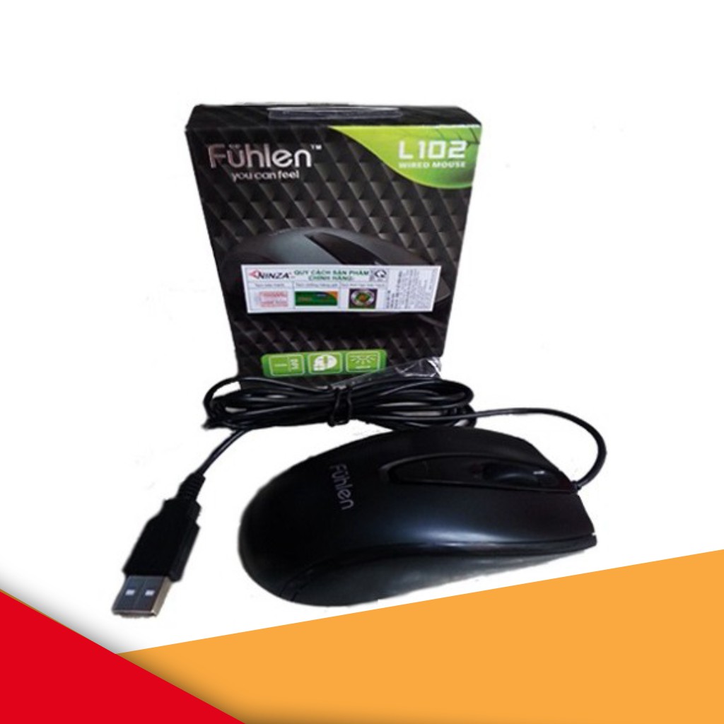 Chuột Quang Fuhlen L102 Kết Nối Cổng USB bền đẹp