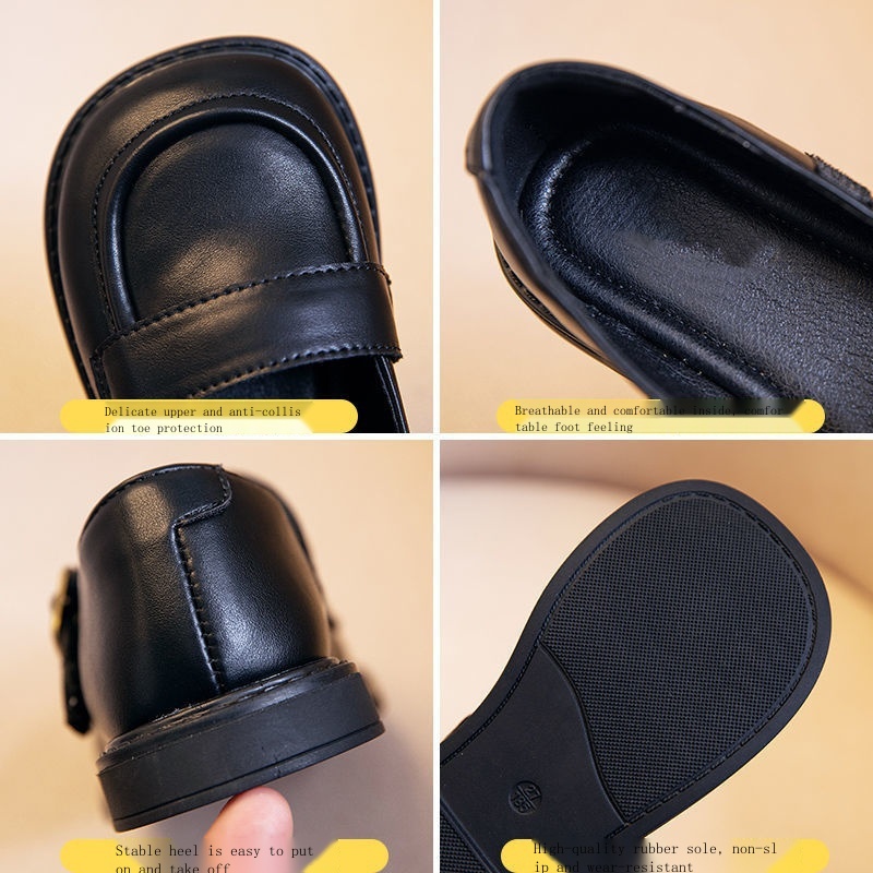 Giày sandal Bằng Da Phong Cách Anh Quốc Thời Trang Mùa Xuân Dành Cho Bé Trai Tập Đi 2022