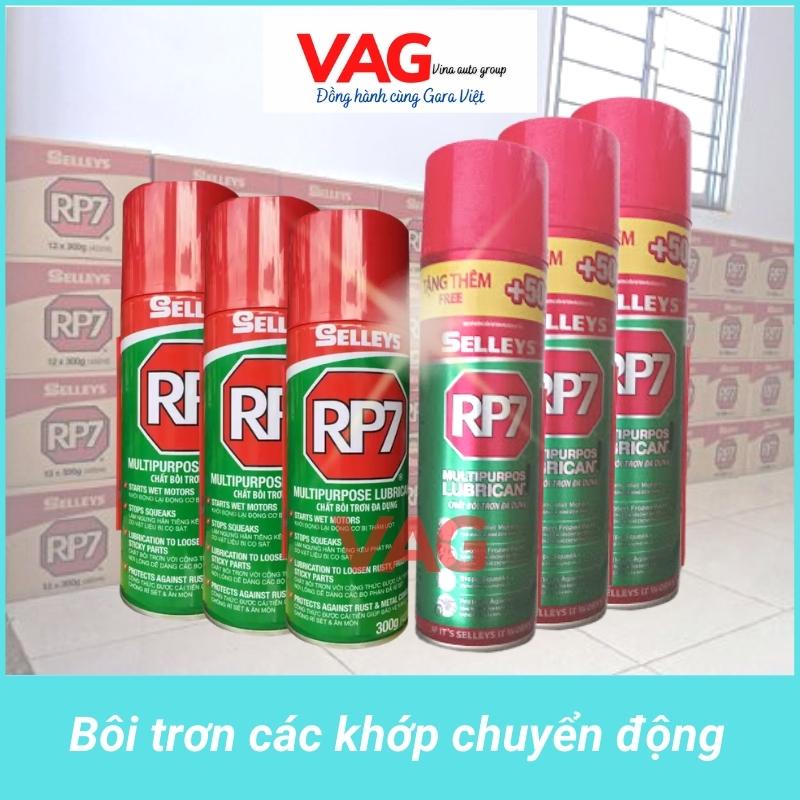 Tẩy rỉ, phá rỉ sét, mồi động cơ RP7 350g, 493ml tặng thêm 50g