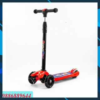 Scooter 3 bánh chuột mickey màu đỏ 5688 vanlongboard