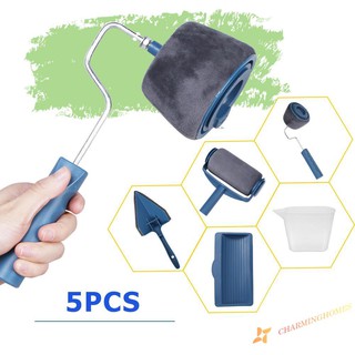 Bộ 5 cây lăn sơn tường đa năng chống rò rỉ tiết kiệm thời gian