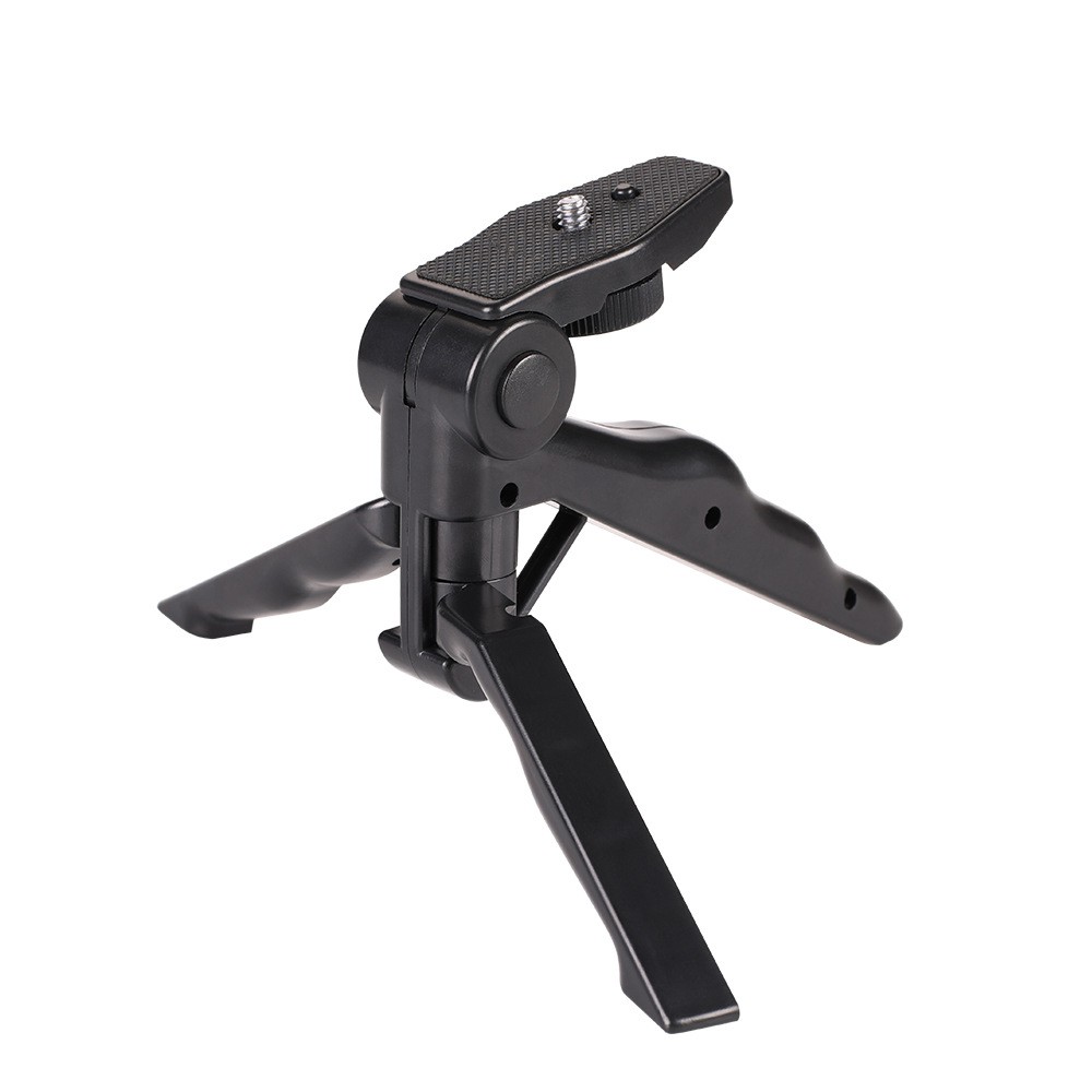 Tripod mini giá đỡ 3 chân đa năng có thể gấp gọn hỗ trợ điện thoại và gopro tặng kẹp điện thoại