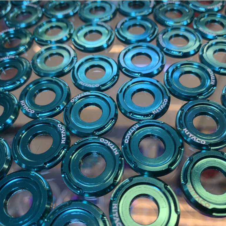 Lông Đền Nhôm Kitaco 6li 8li 12li ( Màu Xanh Lục Bảo )