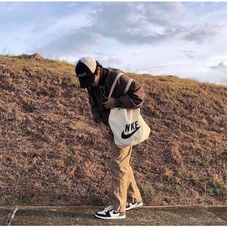 Túi nike canvas 2 mặt ảnh thật ở cuối