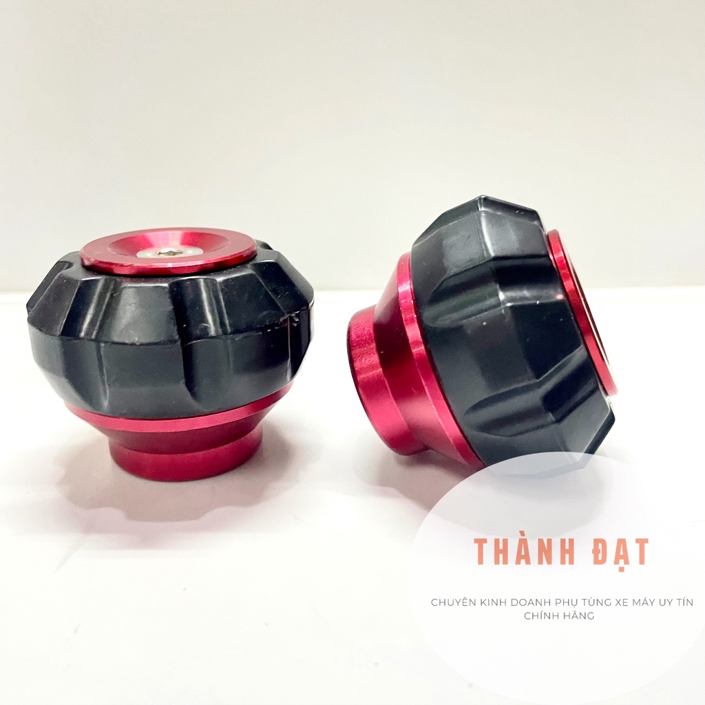 Gù chống đổ xe máy trước và sau CNC nhôm siêu bền